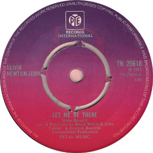 Let Me Be There UK Disc